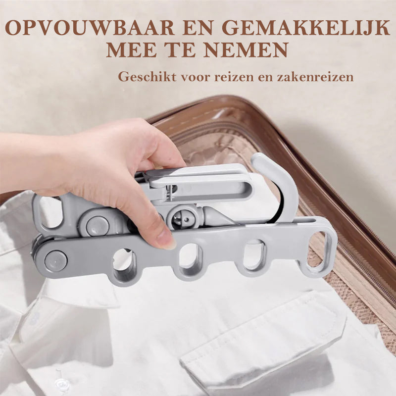 Opvouwbare reiskleerhangers