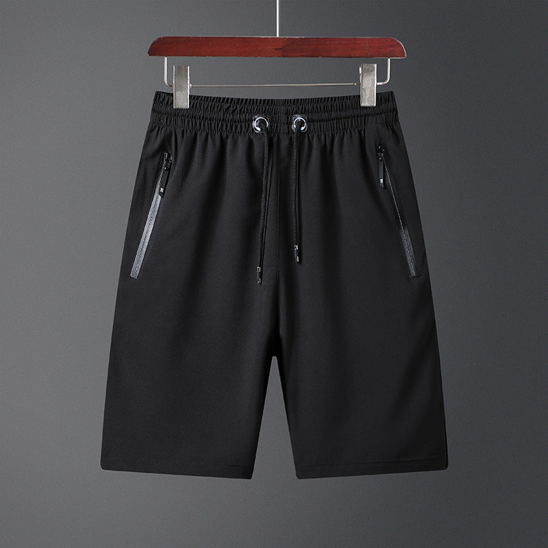 Grote maten ijszijde-stretchshort voor heren