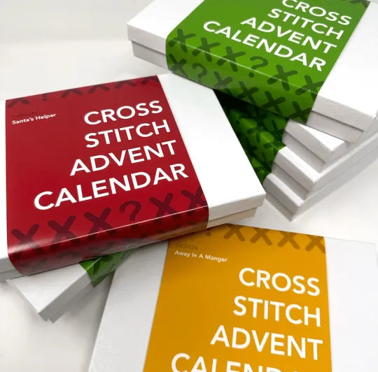 NIEUW VOOR 2023 - Kruissteek adventskalender