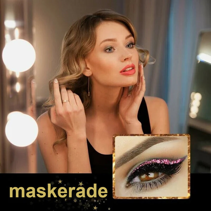 Waterdichte en herbruikbare eyeliner en wimpersticker