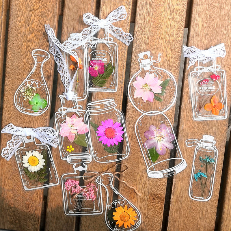🌸Gedroogde Bloem Bladwijzers Set