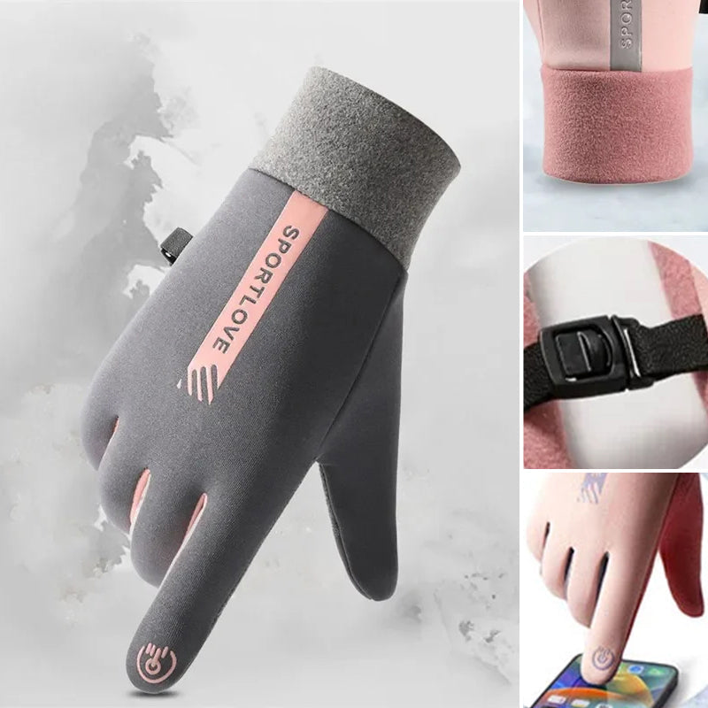 Waterdichte antisliphandschoenen met touchscreen